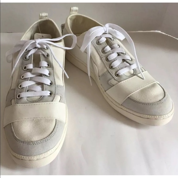 New Puma McQ Serve Low Cut Sneakers White Whisper Canvas 9 Men Shoes Limited - Picture 6 of 10